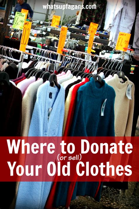 Where to Sell Old Clothes and Donate Other Used Items.